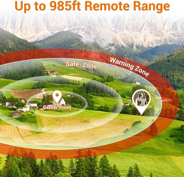 Alt view image 3 of 7 - Wireless Dog Fence, 985FT Electric Dog Training Collar w/ Remote PET Trainer USA