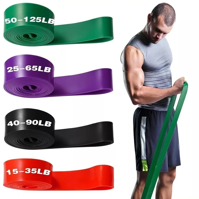 Main image of Heavy Duty Resistance Bands Set of 4 for Gym Exercise Pull up Fitness Workout