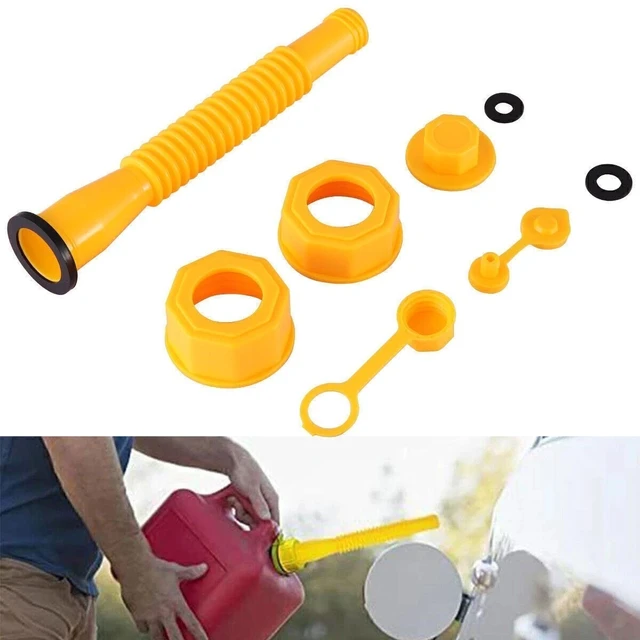 Alt view image 5 of 7 - 3PACK For Old Gas Can Fill Fuel Diesel Water Jug Replacement Spout with Vent Kit