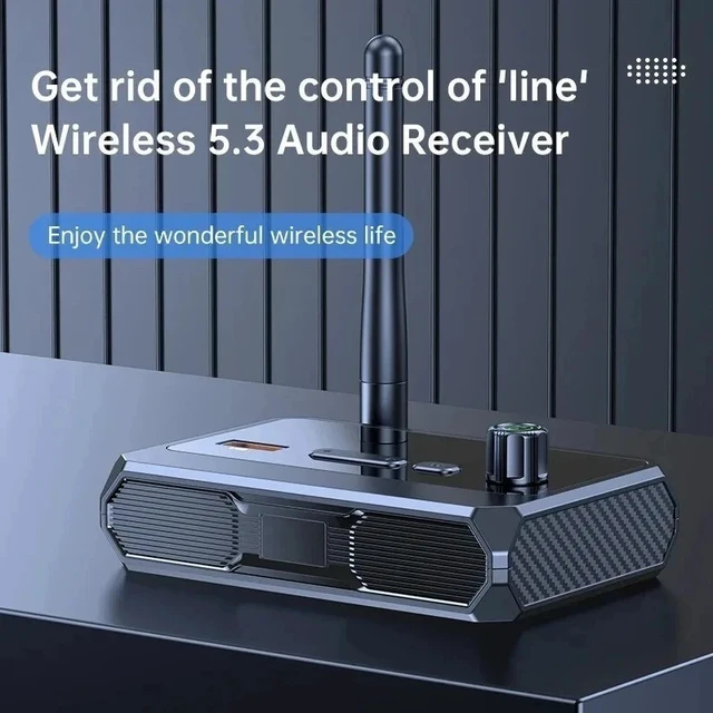Alt view image 4 of 6 - Wireless Bluetooth 5.3 Receiver Audio Music Adapter Optical / AUX/RCA/MP3 Player