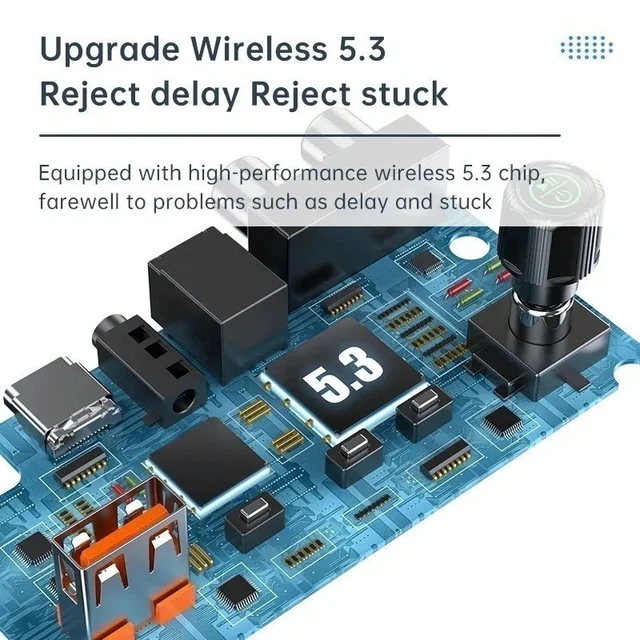 Alt view image 6 of 6 - Wireless Bluetooth 5.3 Receiver Audio Music Adapter Optical / AUX/RCA/MP3 Player