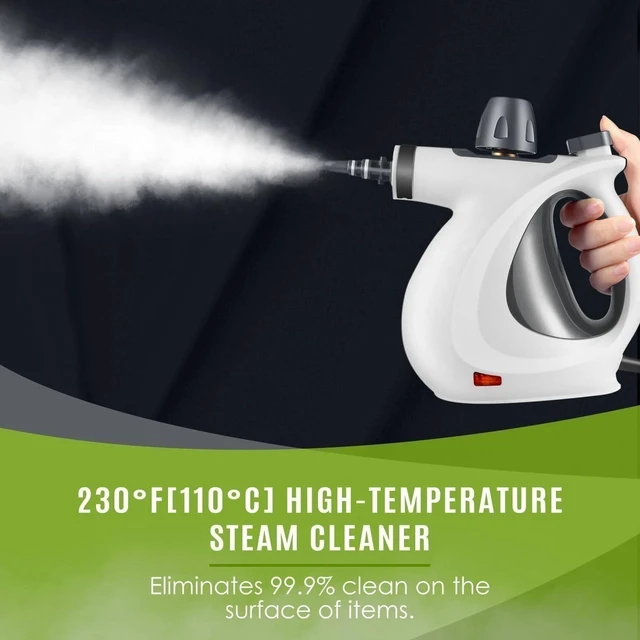 Alt view image 2 of 7 - Pressurized Handheld Multi-Surface Natural Steam Cleaner &12 pcs Cleaning Tools