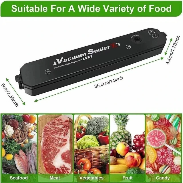 Alt view image 3 of 7 - Automatic Vacuum Sealer Machine Household Dry Wet Food Preservation Sealing Tool