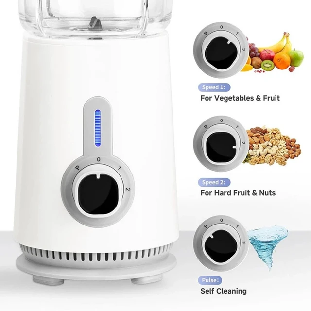 Alt view image 3 of 7 - 8-Piece 3 in 1 Blender Food Processor Set 380W 42oz Smoothie Maker Meat Chopper