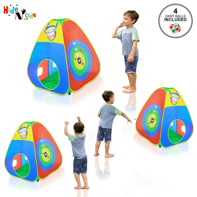 Alt view image 6 of 7 - Fun Gift Kids Ball Pit Play Tents, Tunnels, Dart &Target Walls