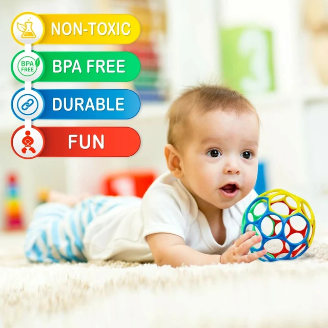Alt view image 5 of 7 - Baby First Toy Set, Cloth Crinkle Baby Book, Baby Ball Soft Teething Toy