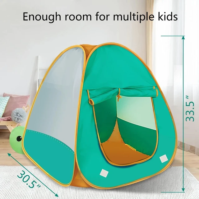 Alt view image 2 of 5 - Kids Pop up Play Tent,Playhouse Tent for Boys Girls Babies and Toddlers