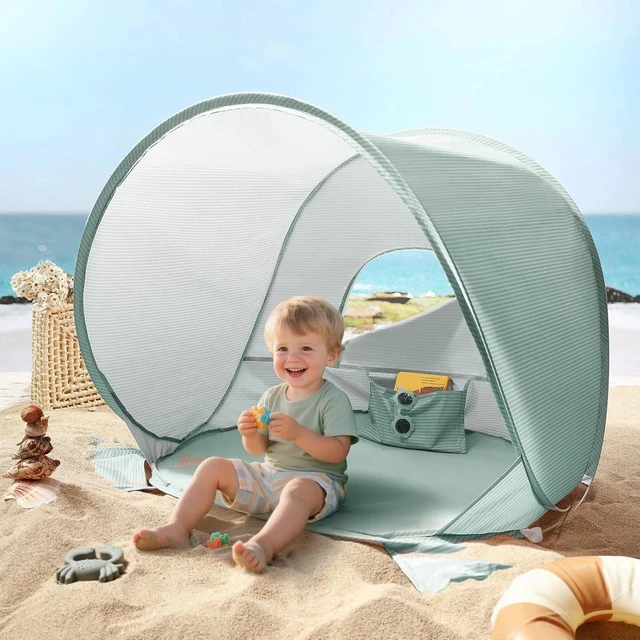 Main image of Baby Beach Tent Pop Up Baby Tent with UV Protection, Portable Baby Beach
