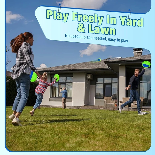 Alt view image 5 of 7 - Sticky Toss and Catch Ball Game Set - Kids & Toddlers Outdoor Indoor Activity