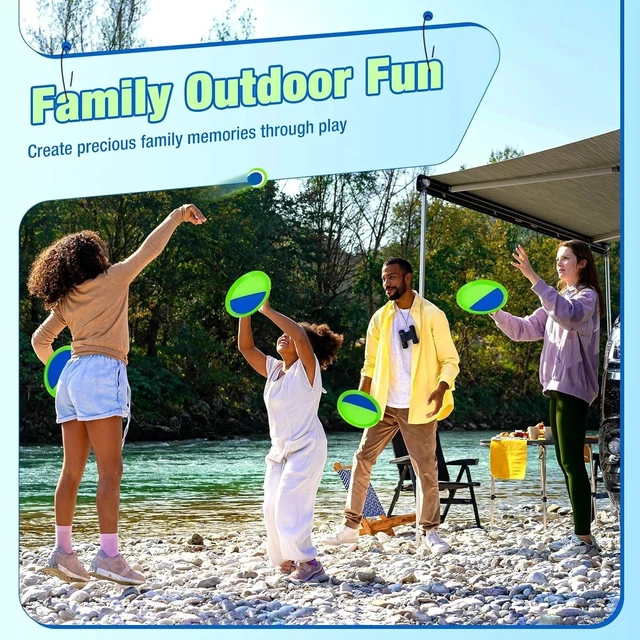 Alt view image 3 of 7 - Sticky Toss and Catch Ball Game Set - Kids & Toddlers Outdoor Indoor Activity