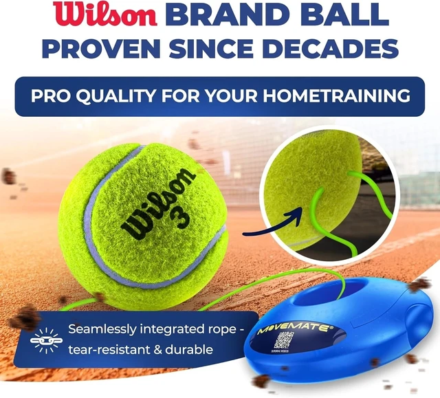 Alt view image 3 of 7 - Tennis-Trainer Set with Wilson Tennis Ball | Innovative Ball Game for Outdoor