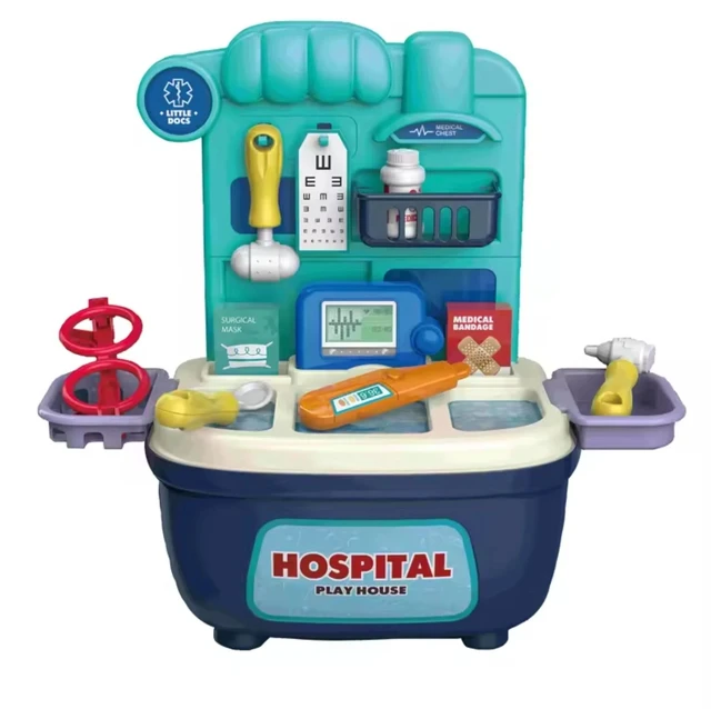 Alt view image 2 of 5 - kids nurse doctor pretend playset,Kids playset, Toys Handbag, Pretend Playhouse