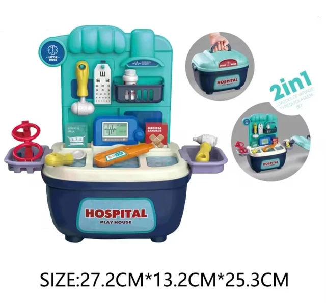 Main image of kids nurse doctor pretend playset,Kids playset, Toys Handbag, Pretend Playhouse