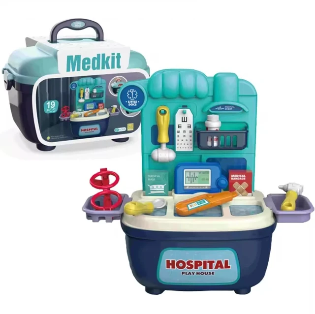 Alt view image 3 of 5 - kids nurse doctor pretend playset,Kids playset, Toys Handbag, Pretend Playhouse