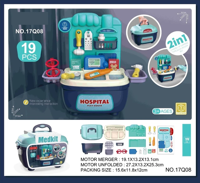 Alt view image 4 of 5 - kids nurse doctor pretend playset,Kids playset, Toys Handbag, Pretend Playhouse