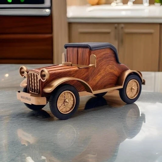 Alt view image 2 of 7 - Vintage Radio FM, Retro Bluetooth Speaker with Radio FM, Vintage speaker