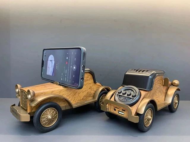Alt view image 3 of 7 - Vintage Radio FM, Retro Bluetooth Speaker with Radio FM, Vintage speaker