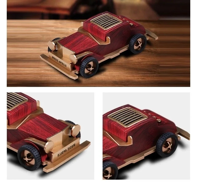 Alt view image 4 of 7 - Retro Bluetooth Speaker with FM Radio. vintage Portable Bluetooth speaker