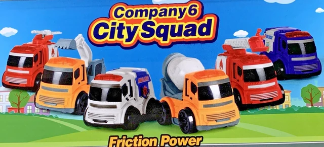 Alt view image 3 of 7 - City Rescue Fire Brigade Toy Set - 6PC Fire Truck Emergency Playset Kids 3+