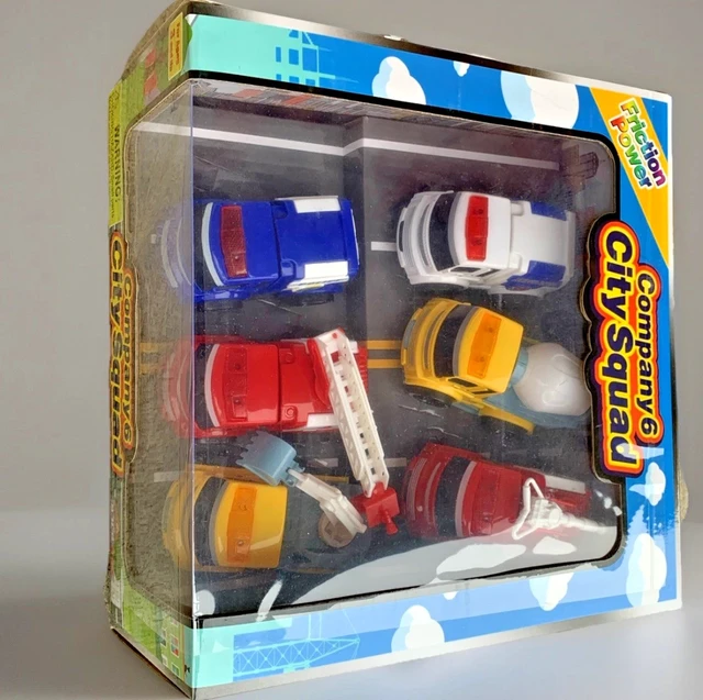 Alt view image 4 of 7 - City Rescue Fire Brigade Toy Set - 6PC Fire Truck Emergency Playset Kids 3+