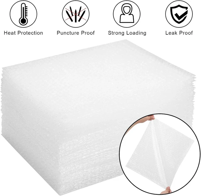 Alt view image 6 of 7 - Effortless Packing with 50-Pack 10" x 12" Bubble Cushion Bags for Fragile Items