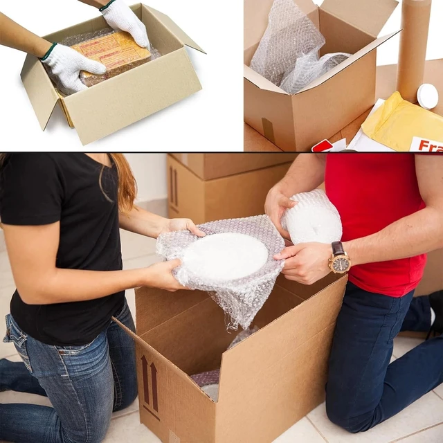 Alt view image 7 of 7 - Effortless Packing with 50-Pack 10" x 12" Bubble Cushion Bags for Fragile Items