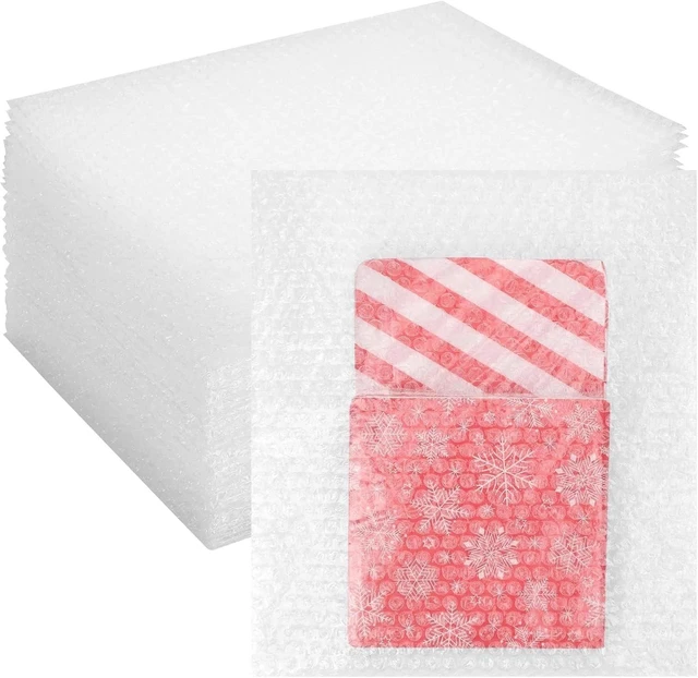 Main image of Effortless Packing with 50-Pack 10" x 12" Bubble Cushion Bags for Fragile Items