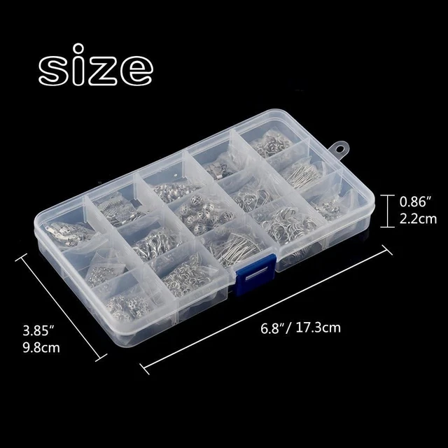 Alt view image 3 of 7 - Beginner's Jewelry Beading Kit for Kids - 15 Findings & Colorful Beads Included