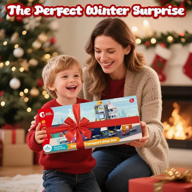 Alt view image 7 of 7 - Kids Cargo Ship Toy with Lights, Sounds, & Removable Containers - Learning Fun