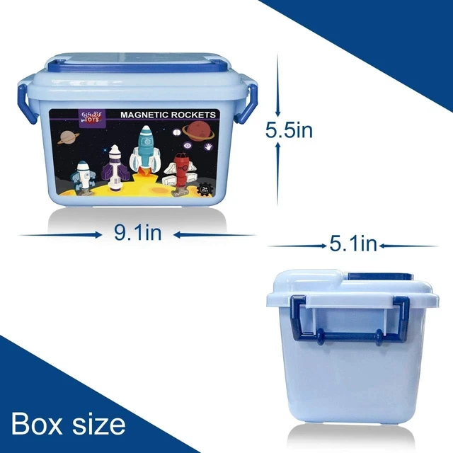 Alt view image 5 of 7 - Creative 35-Piece Magnetic Robot Blocks for Kids - Safe & Fun Learning Toy