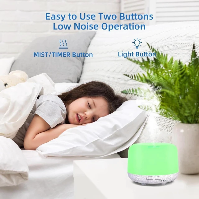 Alt view image 5 of 7 - 300ML Essential Oil Diffuser with Remote Control 8 Hour Aromatherapy Bliss