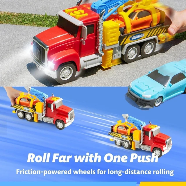 Alt view image 6 of 7 - Kids Tow Truck Toy with Lights and Sounds - Transforming Fun for Ages 3-7