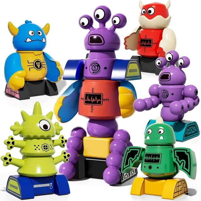 Main image of Educational Magnetic Robot Toy for Toddlers - 35pcs, Creative Play for Ages 3-5