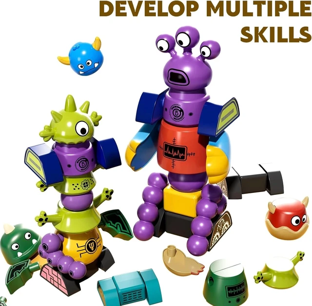 Alt view image 3 of 7 - Educational Magnetic Robot Toy for Toddlers - 35pcs, Creative Play for Ages 3-5