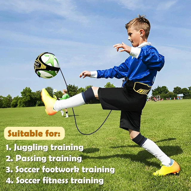 Alt view image 7 of 7 - Portable Solo Training Equipment for Soccer and Volleyball - Stretch Up to 18ft