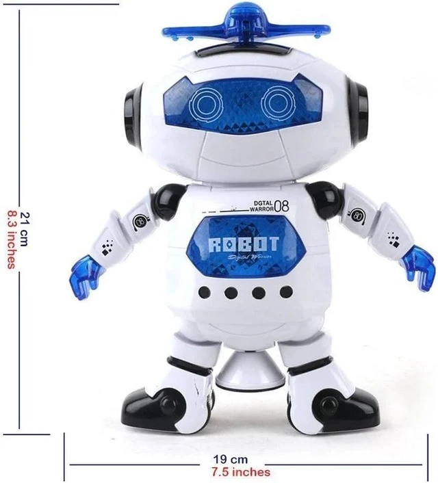 Alt view image 4 of 7 - Interactive Musical Robot Toy for Kids - Dancing and Spinning Delight