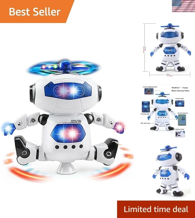 Alt view image 7 of 7 - Interactive Musical Robot Toy for Kids - Dancing and Spinning Delight