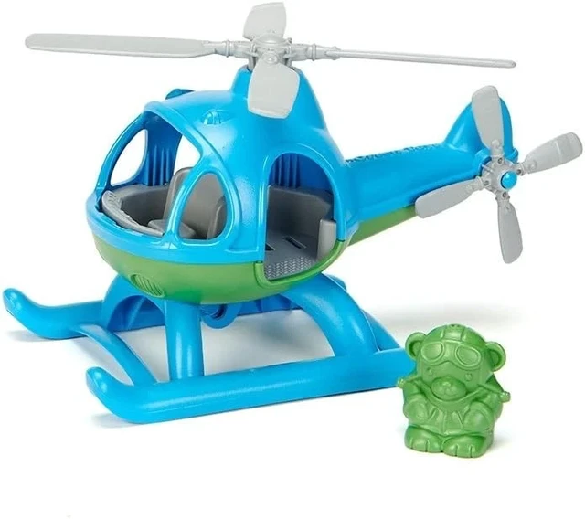 Alt view image 5 of 7 - Lightweight Eco-Friendly Helicopter for Children - Includes Pilot Bear Character