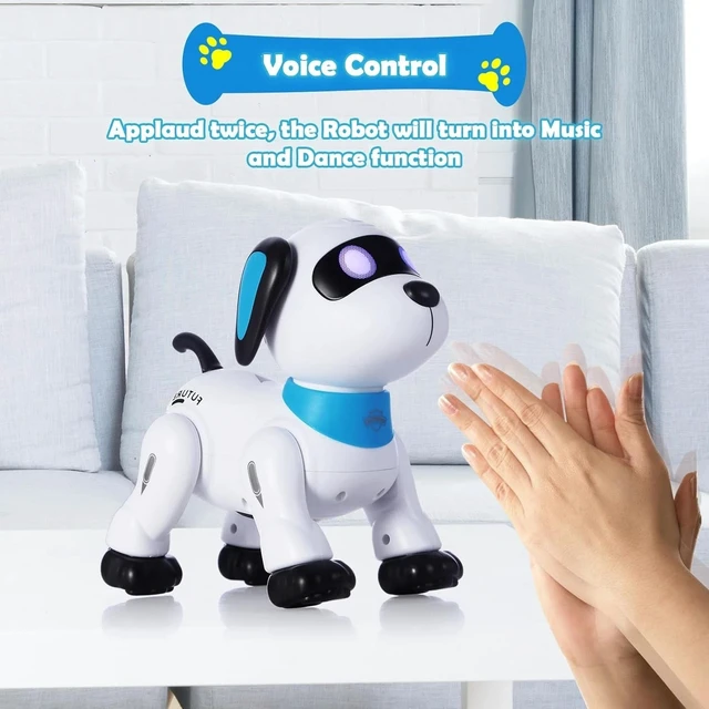 Alt view image 6 of 7 - Rechargeable Interactive Robot Dog with Dancing & Sound - Perfect for Ages 3-10