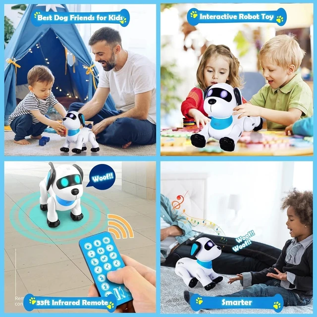 Alt view image 7 of 7 - Rechargeable Interactive Robot Dog with Dancing & Sound - Perfect for Ages 3-10