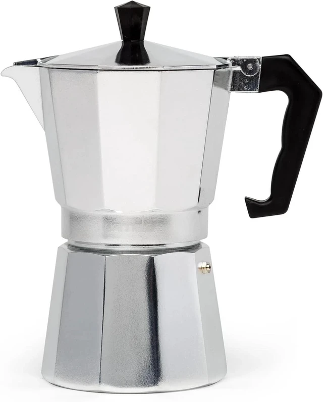Main image of Classic Moka Pot Espresso Maker for 6 Cups - Portable Aluminum Coffee Maker