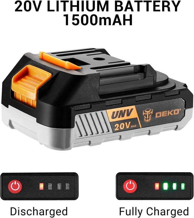 Alt view image 5 of 7 - 20V Cordless Power Drill Set with Battery & Charger Perfect for DIY Projects