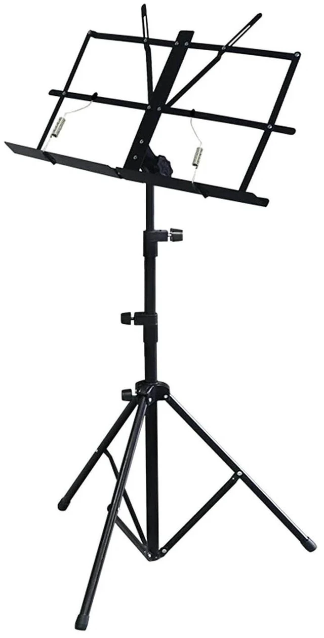 Alt view image 2 of 7 - Music Sheet Stand Holder Portable Foldable Height Adjustable