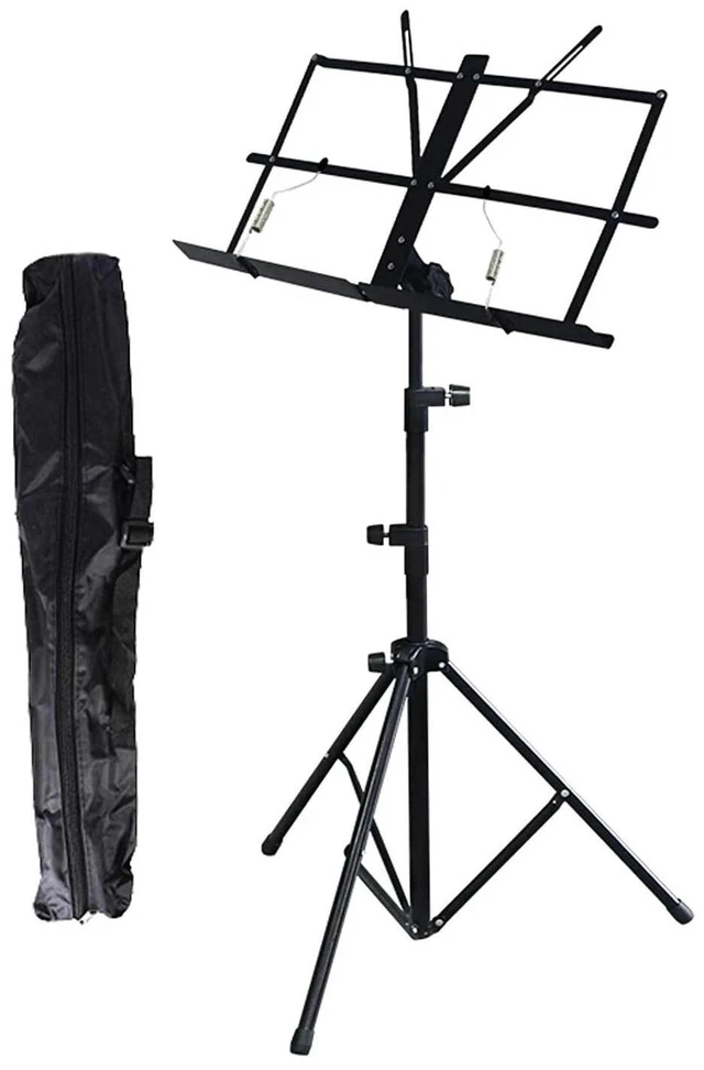 Alt view image 4 of 7 - Music Sheet Stand Holder Portable Foldable Height Adjustable