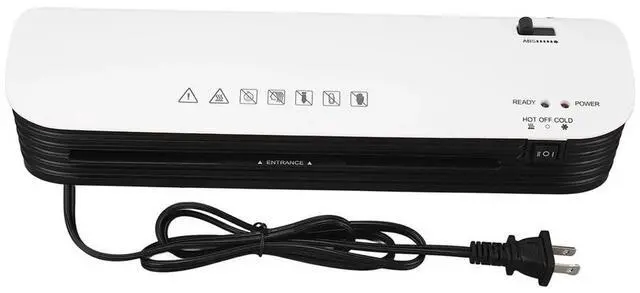 Alt view image 2 of 7 - Laminator Hot Cold A4 Letter Size Portable for Home Office Laminating Machine