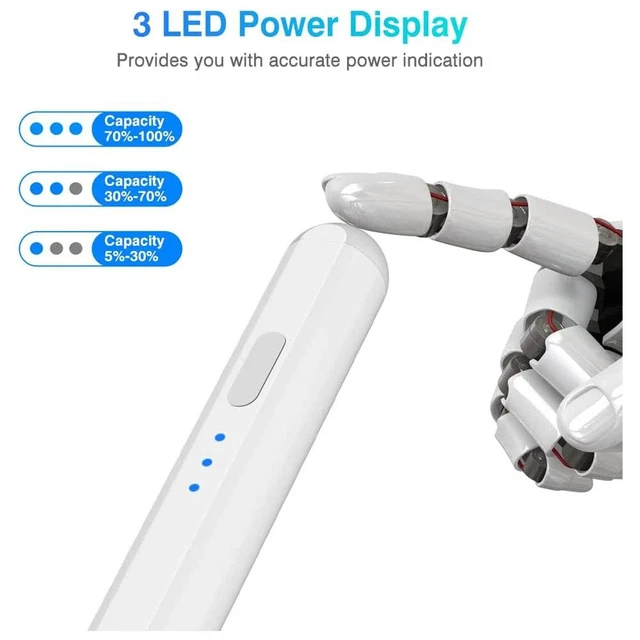 Alt view image 3 of 6 - Stylus Pen Fast Charging Rechargeable Active Stylus Pen for Tablet Drawing Pad
