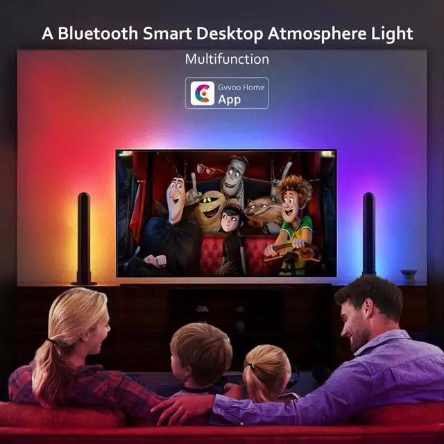 Alt view image 3 of 5 - Smart LED Light Bars with Scene Modes and Music Modes Bluetooth App Remote