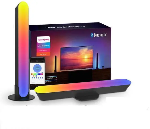 Alt view image 2 of 5 - Smart LED Light Bars with Scene Modes and Music Modes Bluetooth App Remote