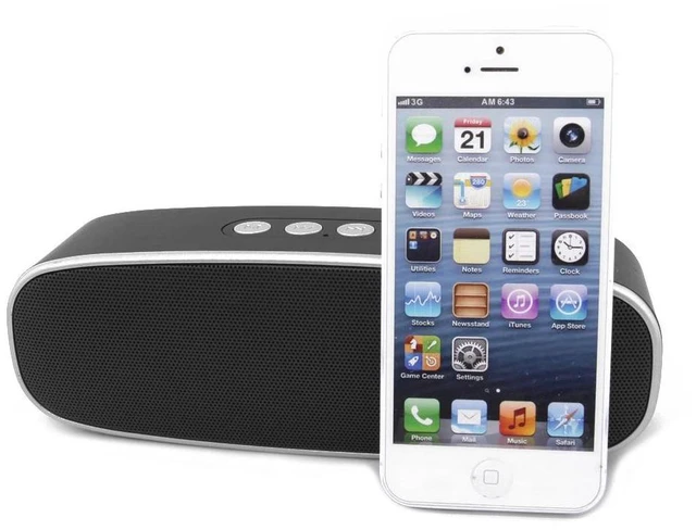 Alt view image 7 of 7 - Portable Bluetooth Speaker Wireless Stereo Music Box for Phone Tablet USB TF MP3