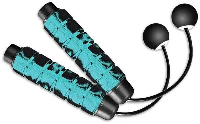 Alt view image 2 of 7 - Ropeless Jump Rope Weight Adjustable Fitness Workout Sport Skipping Cordless